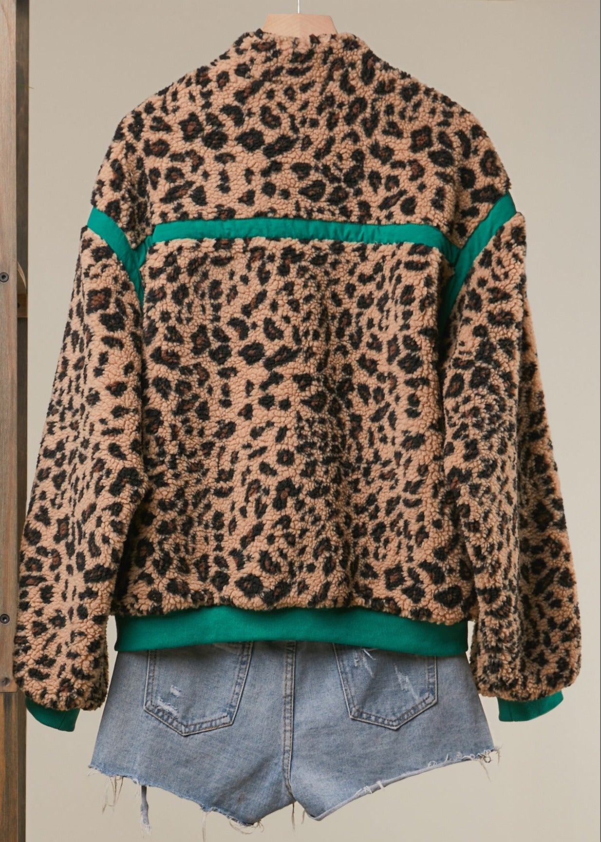 High Roller Leopard Fleece Jacket