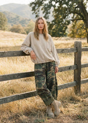 Keepsake Lace Trim Barrel Pants