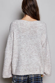 Lazy Daisy Floral Embroidered Sweater