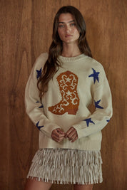 Lone Star Boot Sweater