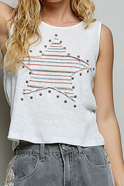 Lone Star Slim-Fit Ribbed Tank