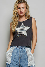Lone Star Slim-Fit Ribbed Tank