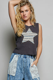 Lone Star Slim-Fit Ribbed Tank