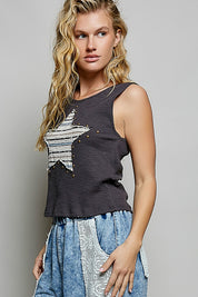 Lone Star Slim-Fit Ribbed Tank