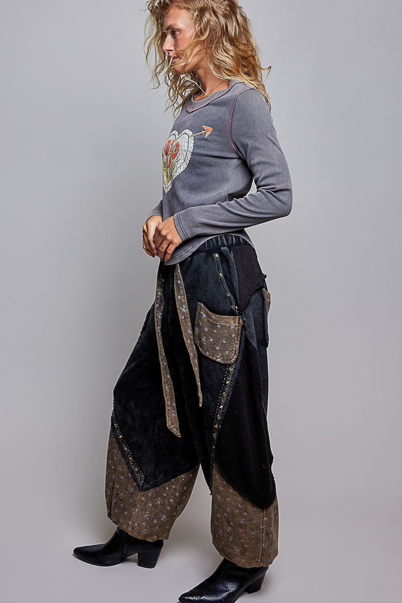 Lovestruck Vintage Washed Long-Sleeve Top