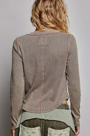 Lovestruck Vintage Washed Long-Sleeve Top