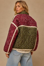 Mesa Verde Patchwork Bandana Quilted Jacket