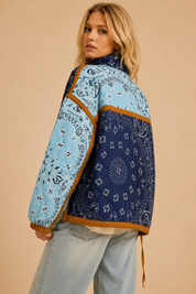 Mesa Verde Patchwork Bandana Quilted Jacket
