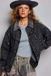 Midnight Rambler Embellished Denim Jacket