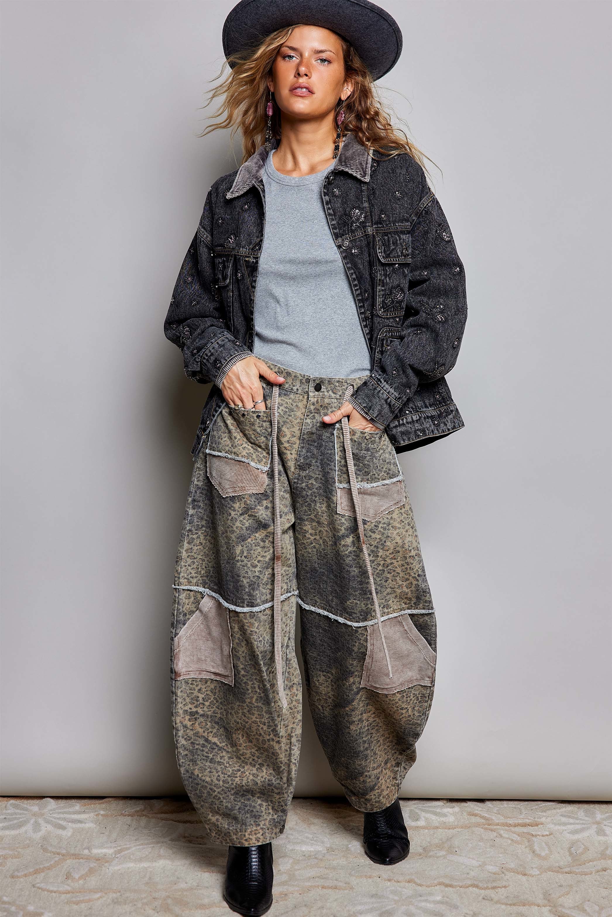 Midnight Rambler Embellished Denim Jacket