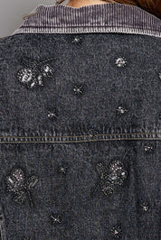 Midnight Rambler Embellished Denim Jacket