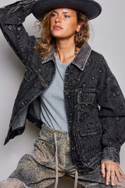Midnight Rambler Embellished Denim Jacket