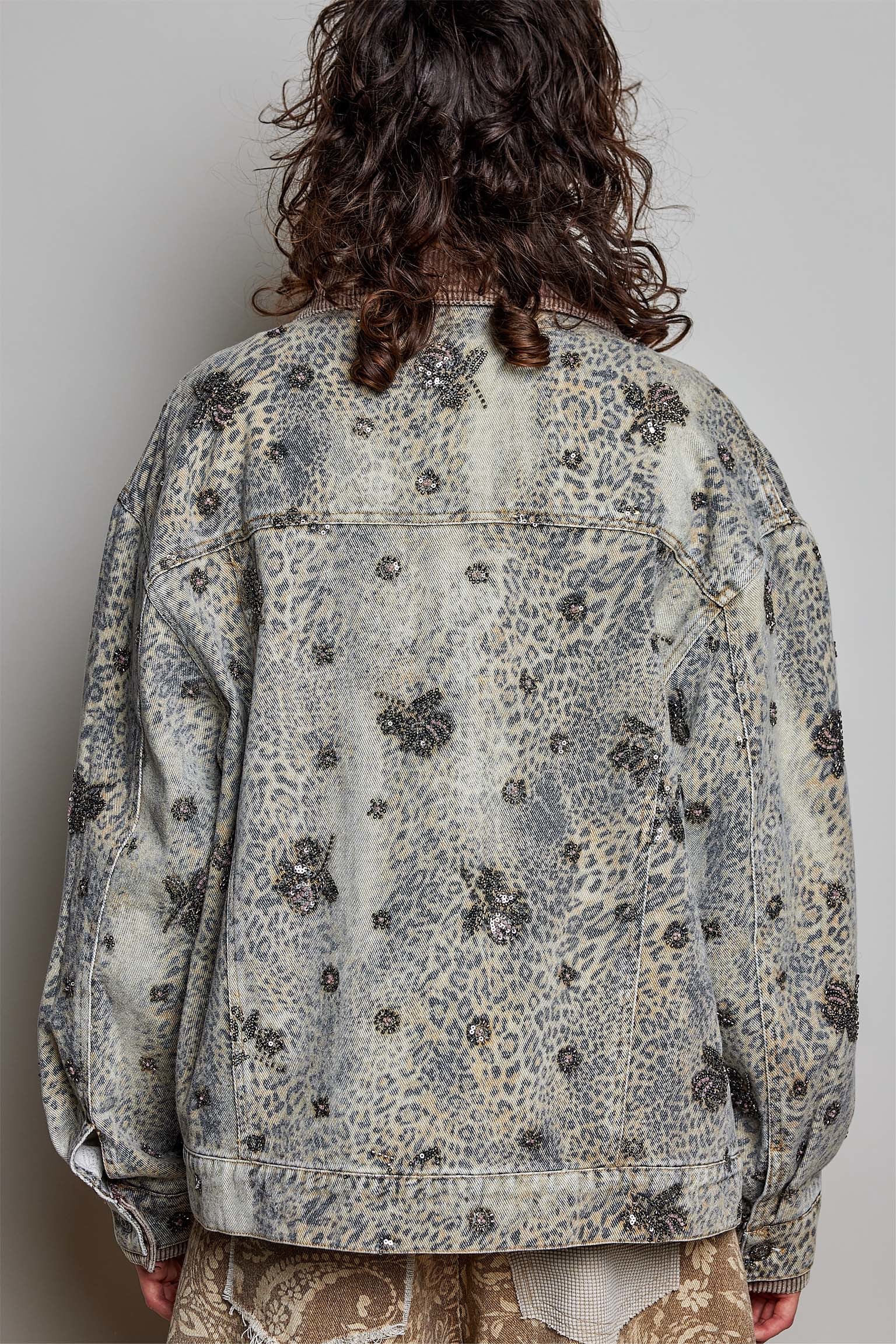 Midnight Rambler Embellished Denim Jacket