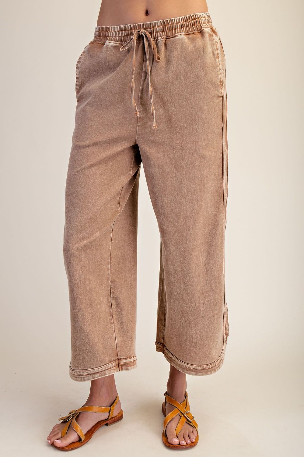 The Essential Mineral Washed Denim Pants