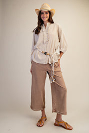 The Essential Mineral Washed Denim Pants