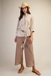The Essential Mineral Washed Denim Pants