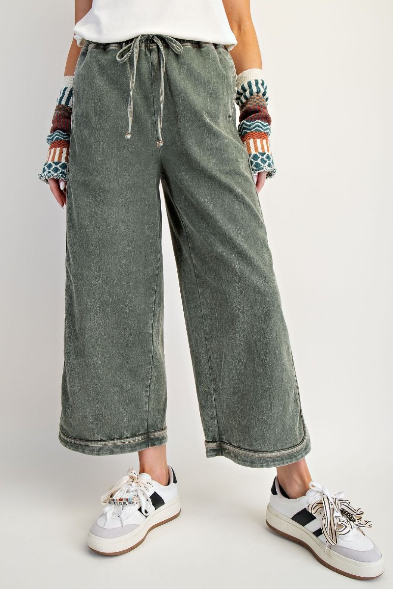 The Essential Mineral Washed Denim Pants