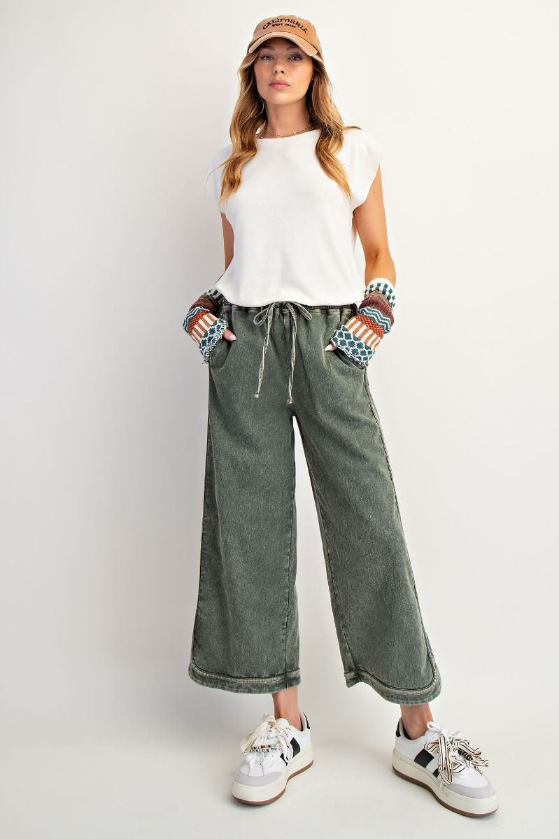 The Essential Mineral Washed Denim Pants