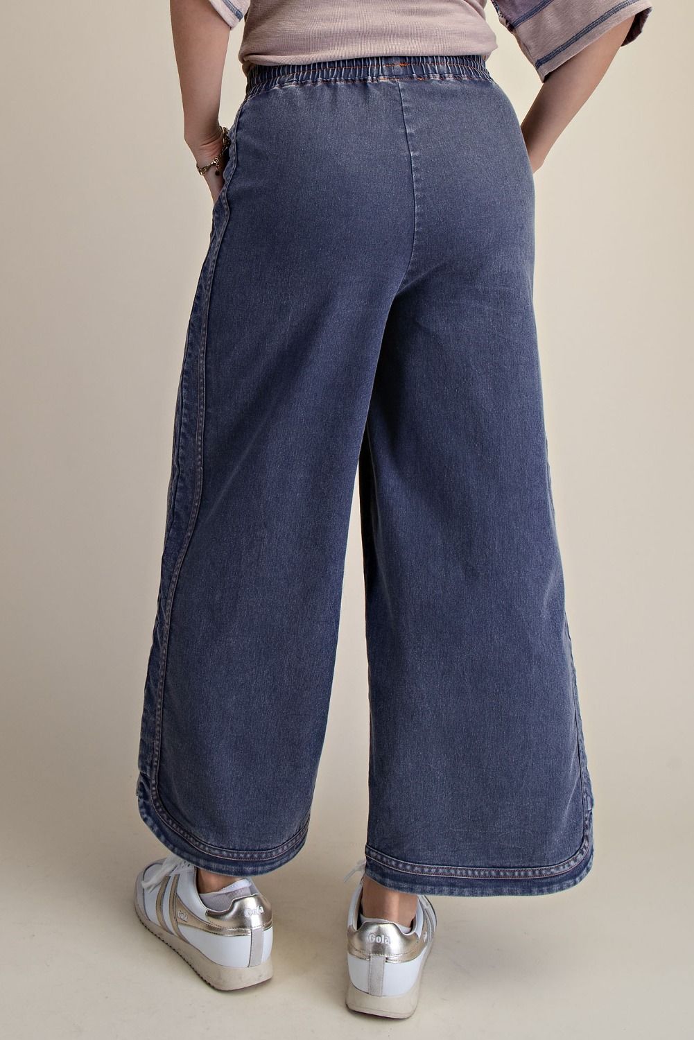 The Essential Mineral Washed Denim Pants