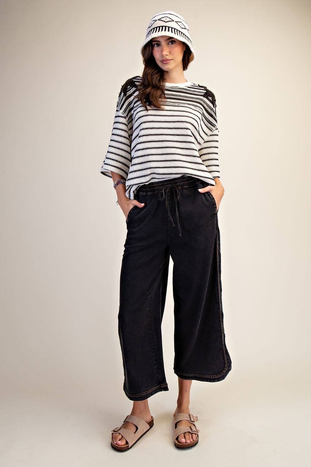 The Essential Mineral Washed Denim Pants