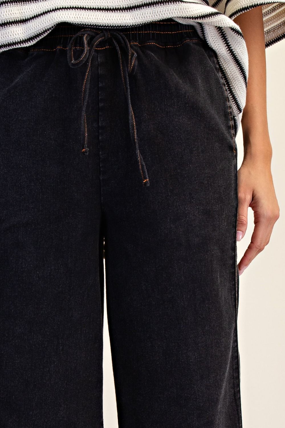 The Essential Mineral Washed Denim Pants