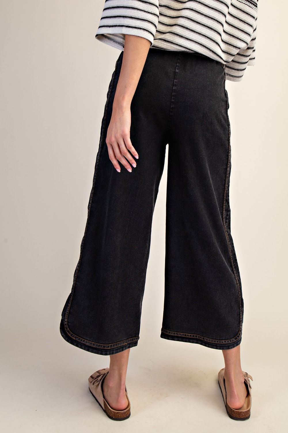 The Essential Mineral Washed Denim Pants