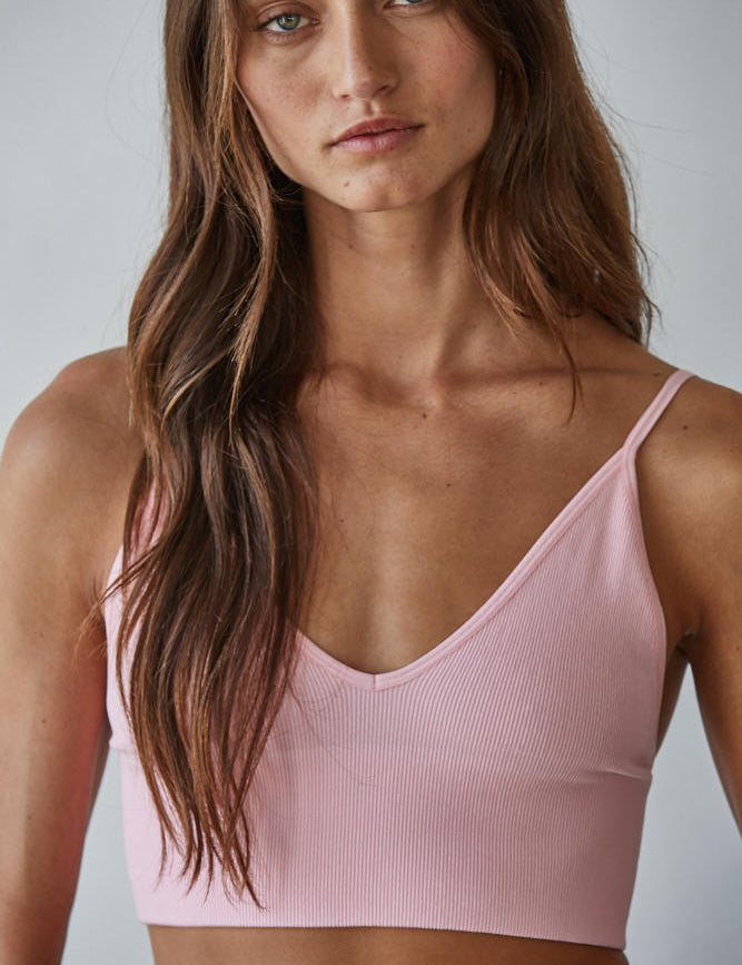 Everyday Modal Ribbed Triangle Bralette