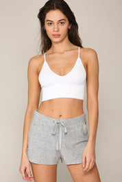 Everyday Modal Ribbed Triangle Bralette