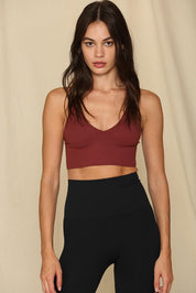 Everyday Modal Ribbed Triangle Bralette