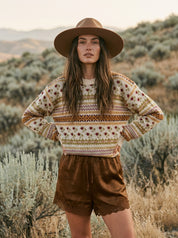 Nordic Garden Fair Isle Sweater
