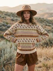 Nordic Garden Fair Isle Sweater