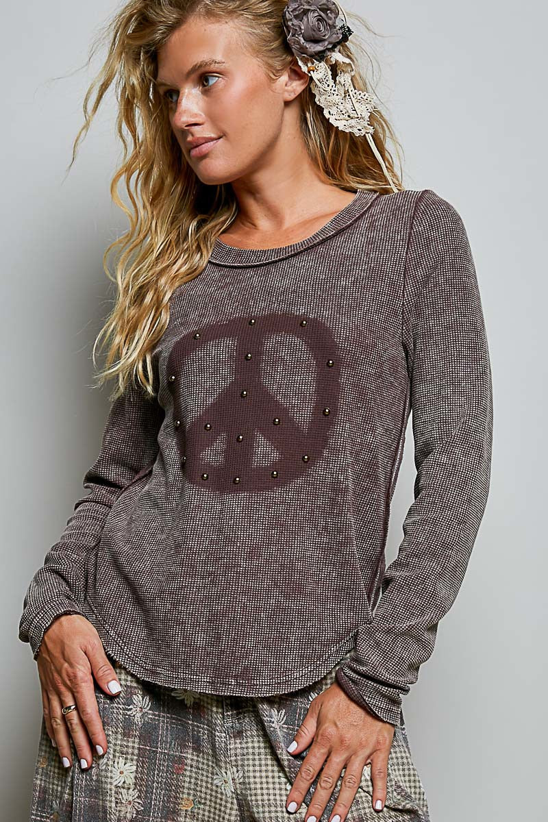 No Hard Feelings Vintage Washed Thermal