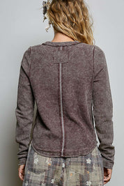 No Hard Feelings Vintage Washed Thermal