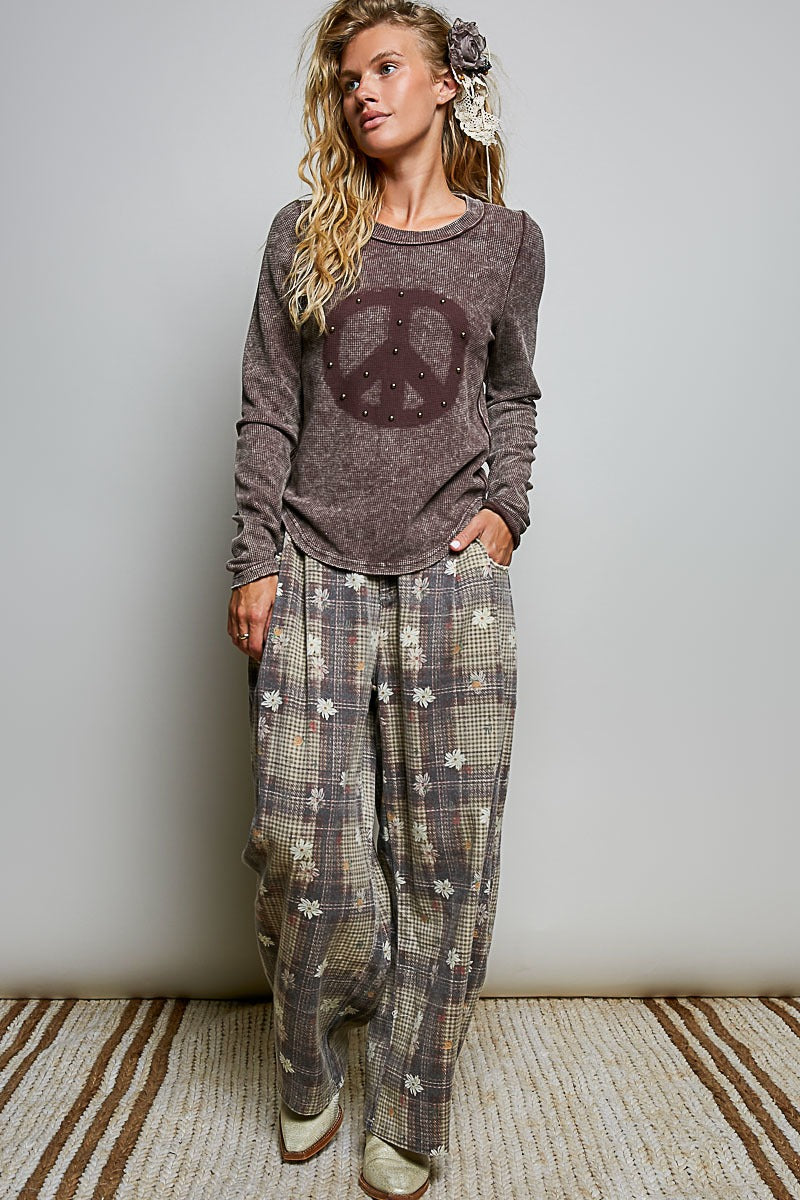 No Hard Feelings Vintage Washed Thermal