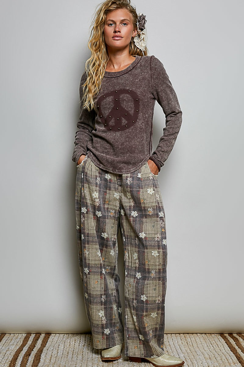 No Hard Feelings Vintage Washed Thermal