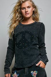 No Hard Feelings Vintage Washed Thermal