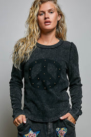No Hard Feelings Vintage Washed Thermal
