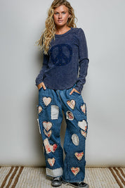 No Hard Feelings Vintage Washed Thermal