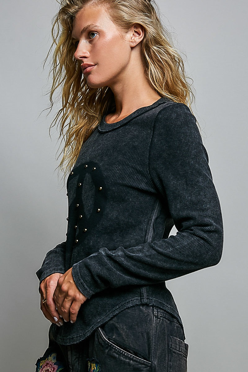 No Hard Feelings Vintage Washed Thermal