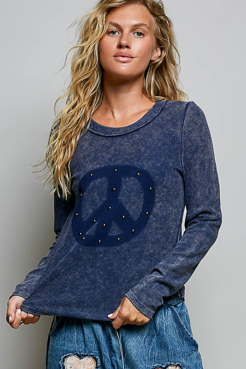 No Hard Feelings Vintage Washed Thermal