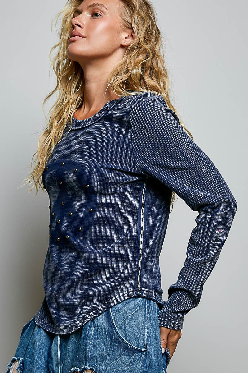 No Hard Feelings Vintage Washed Thermal