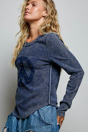 No Hard Feelings Vintage Washed Thermal
