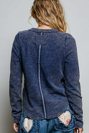 No Hard Feelings Vintage Washed Thermal