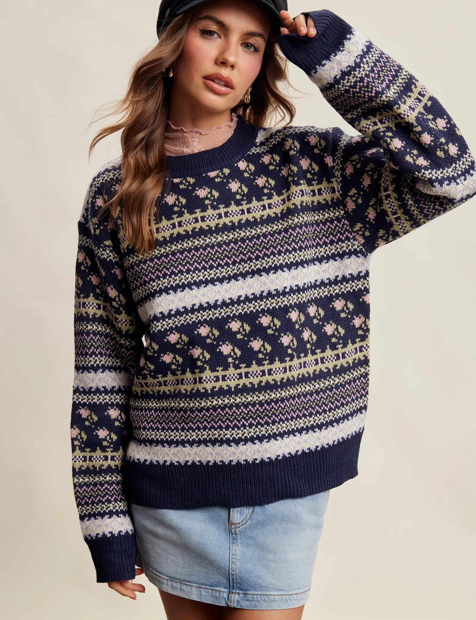 Nordic Garden Fair Isle Sweater