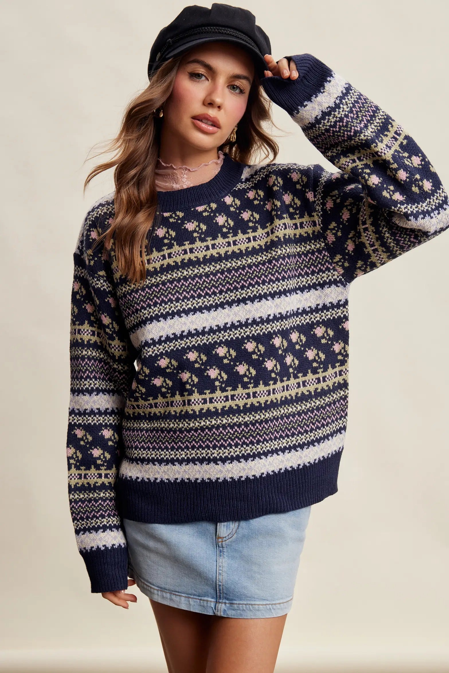 Nordic Garden Fair Isle Sweater
