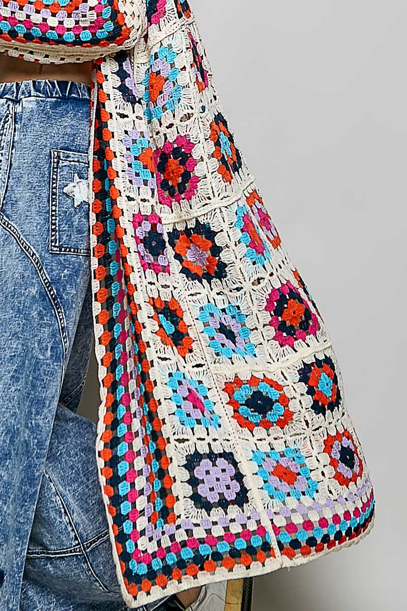 Not Your Grandma's Crochet Cardigan