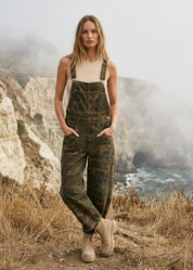 Outlook Camo Print Twill Overalls