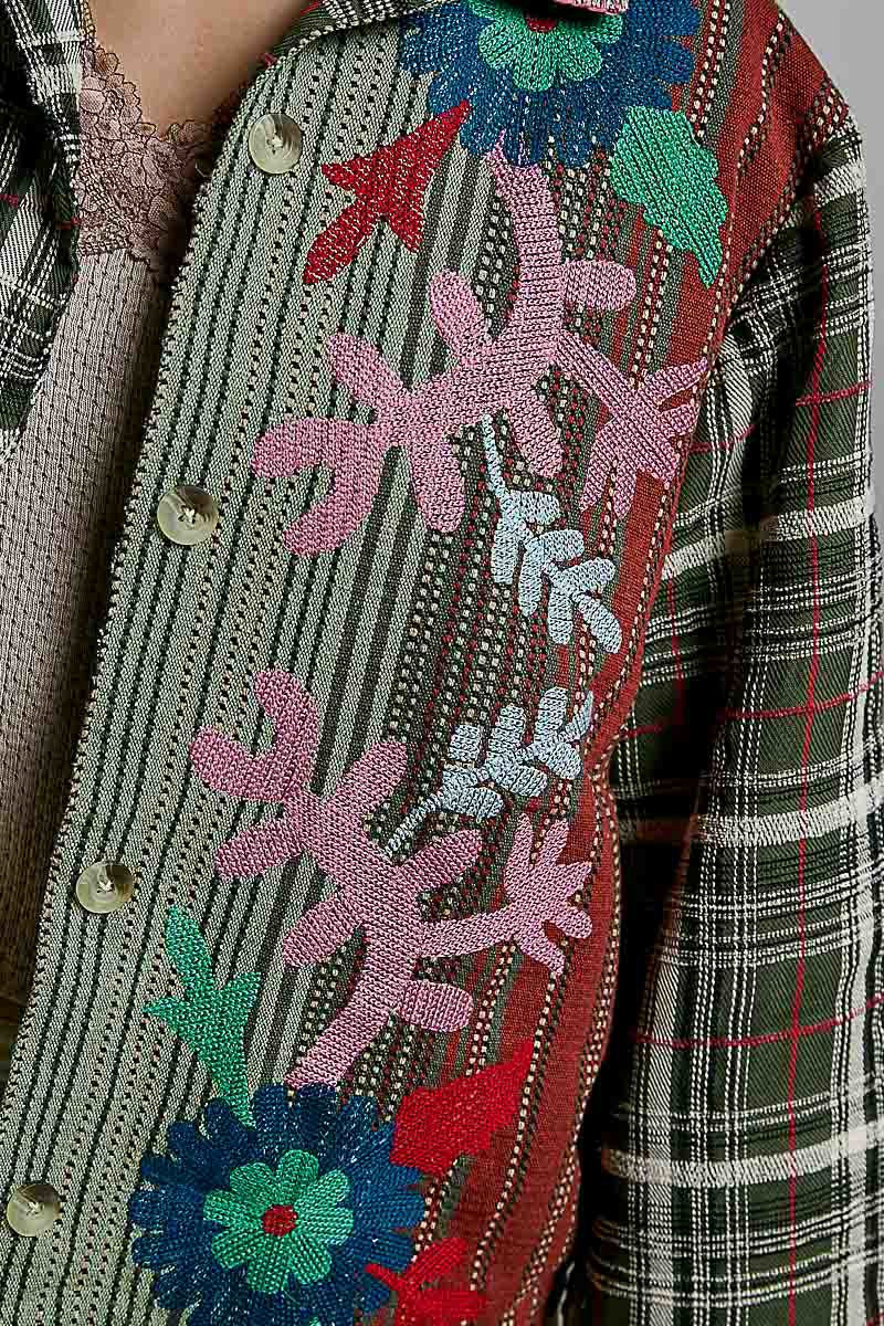 Patchouli Embroidered Woven Jacket
