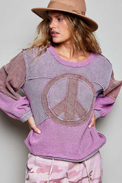 Peace Of Mind Patchwork Long-Sleeve Thermal