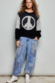 Peace Of Mind Patchwork Long-Sleeve Thermal